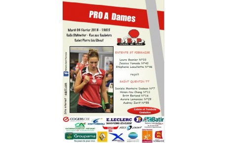 Pro A Dames J8 à domicile